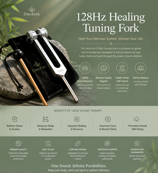 DreoFork™ | Natural 128Hz Sound Therapy Tool